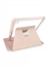 iPad 10.2 (7.nesil) Kılıf Starling 360 Kalemlikli Tablet Kılıf - Rose Gold