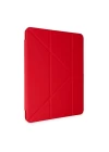 iPad 10.2 (8.nesil) Kılıf Kalemlikli Mars Tablet Kılıfı - Kırmızı