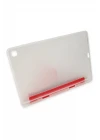 iPad 10.2 (8.nesil) Kılıf Kalemlikli Mars Tablet Kılıfı - Kırmızı