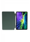 iPad 10.2 (8.nesil) Kılıf Kalemlikli Mars Tablet Kılıfı - Koyu Yeşil