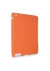 iPad 4 9.7 Kılıf Evo Tablet Silikon - Turuncu