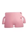 iPad 4 9.7 Kılıf Karakter Tablet Silikon - Açık Pembe