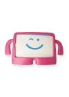 iPad 4 9.7 Kılıf Karakter Tablet Silikon - Pembe
