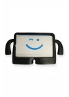iPad 4 9.7 Kılıf Karakter Tablet Silikon - Siyah