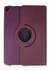 iPad 9.7 (2018) Kılıf 360 Tablet Deri Kılıf - Mürdüm