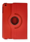 iPad Mini 1 Kılıf 360 Tablet Deri Kılıf - Kırmızı
