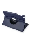 iPad Mini 1 Kılıf 360 Tablet Deri Kılıf - Lacivert