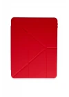 iPad Pro 11 (2018) Kılıf Kalemlikli Mars Tablet Kılıfı - Kırmızı