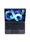 iPad Pro 11 (2022) Kılıf X7 Magic Manyetik Klavyeli Tablet Kılıfı - Siyah