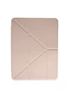 iPad Pro 11 (2024) Kılıf Kalemlikli Mars Tablet Kılıfı - Rose Gold
