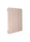 iPad Pro 11 (2024) Kılıf Kalemlikli Mars Tablet Kılıfı - Rose Gold