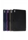 iPad Pro 13 (2024) Kılıf Color Karbon Tablet Kılıfı - Derin Mor