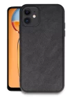iPhone 11 Kılıf Aras Deri Kapak - Siyah