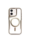iPhone 11 Kılıf Boyi Magsafe Silikon Kapak - Çöl Titanyum
