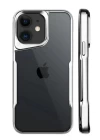 iPhone 11 Kılıf Boyi Silikon Kapak - Gümüş