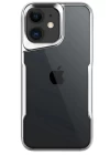 iPhone 11 Kılıf Boyi Silikon Kapak - Gümüş