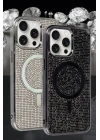iPhone 11 Kılıf Diamond Magsafe Kapak - Lacivert