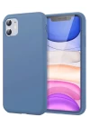 iPhone 11 Kılıf First Silikon - Mavi
