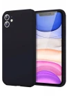 iPhone 11 Kılıf First Silikon - Siyah