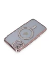 iPhone 11 Kılıf Joke Simli Magneticsafe Kılıf - Pembe
