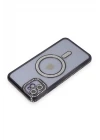 iPhone 11 Kılıf Joke Simli Magneticsafe Kılıf - Siyah