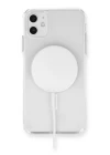 iPhone 11 Kılıf Magneticsafe Şeffaf Silikon - Şeffaf