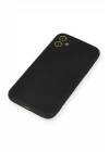 iPhone 11 Kılıf Nano içi Kadife Silikon - Siyah