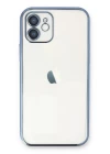 iPhone 11 Kılıf Razer Lensli Silikon - Açık Mavi