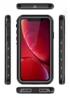 iPhone 11 Kılıf Red Pepper Su Geçirmez Kılıf - Siyah-Gri