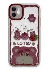 iPhone 11 Kılıf Sweet Desenli Silikon Kapak - Pembe