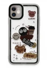 iPhone 11 Kılıf Sweet Desenli Silikon Kapak - Sarı