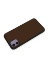 iPhone 11 Kılıf Taft Kapak - Kahverengi