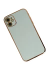 iPhone 11 Kılıf Volet Silikon - Açık Yeşil