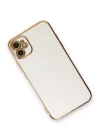 iPhone 11 Kılıf Volet Silikon - Beyaz