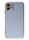 iPhone 11 Kılıf Volet Silikon - Mavi