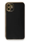 iPhone 11 Kılıf Volet Silikon - Siyah