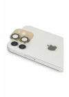iPhone 11 Pers Alüminyum Kamera Lens - Gold