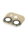 iPhone 11 Pers Alüminyum Kamera Lens - Gold