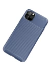 iPhone 11 Pro Kılıf Auto Focus Karbon Kapak - Lacivert