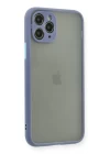iPhone 11 Pro Kılıf Montreal Silikon Kapak - Gri