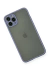 iPhone 11 Pro Kılıf Montreal Silikon Kapak - Gri