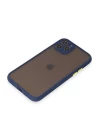 iPhone 11 Pro Kılıf Montreal Silikon Kapak - Lacivert