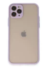 iPhone 11 Pro Kılıf Montreal Silikon Kapak - Mor