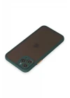 iPhone 11 Pro Kılıf Montreal Silikon Kapak - Yeşil