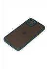 iPhone 11 Pro Kılıf Montreal Silikon Kapak - Yeşil
