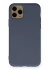 iPhone 11 Pro Kılıf Nano içi Kadife Silikon - Gri