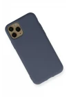 iPhone 11 Pro Kılıf Nano içi Kadife Silikon - Gri