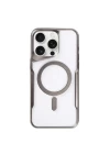 iPhone 11 Pro Max Kılıf Boyi Magsafe Silikon Kapak - Titan Gri