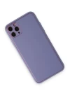 iPhone 11 Pro Max Kılıf Coco Deri Silikon Kapak - Açık Lila