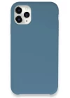 iPhone 11 Pro Max Kılıf Lansman Legant Silikon - Açık Mavi